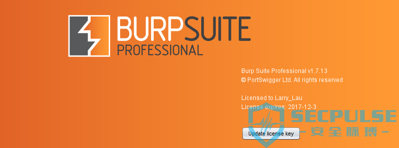 渗透测试神器Burp Suite v1.7.13